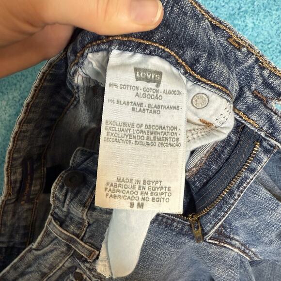 Levis The Original Jean Mid Rise Skinny Women's Size 8M Blue Jeans W26 L30 VTG - Picture 16 of 16